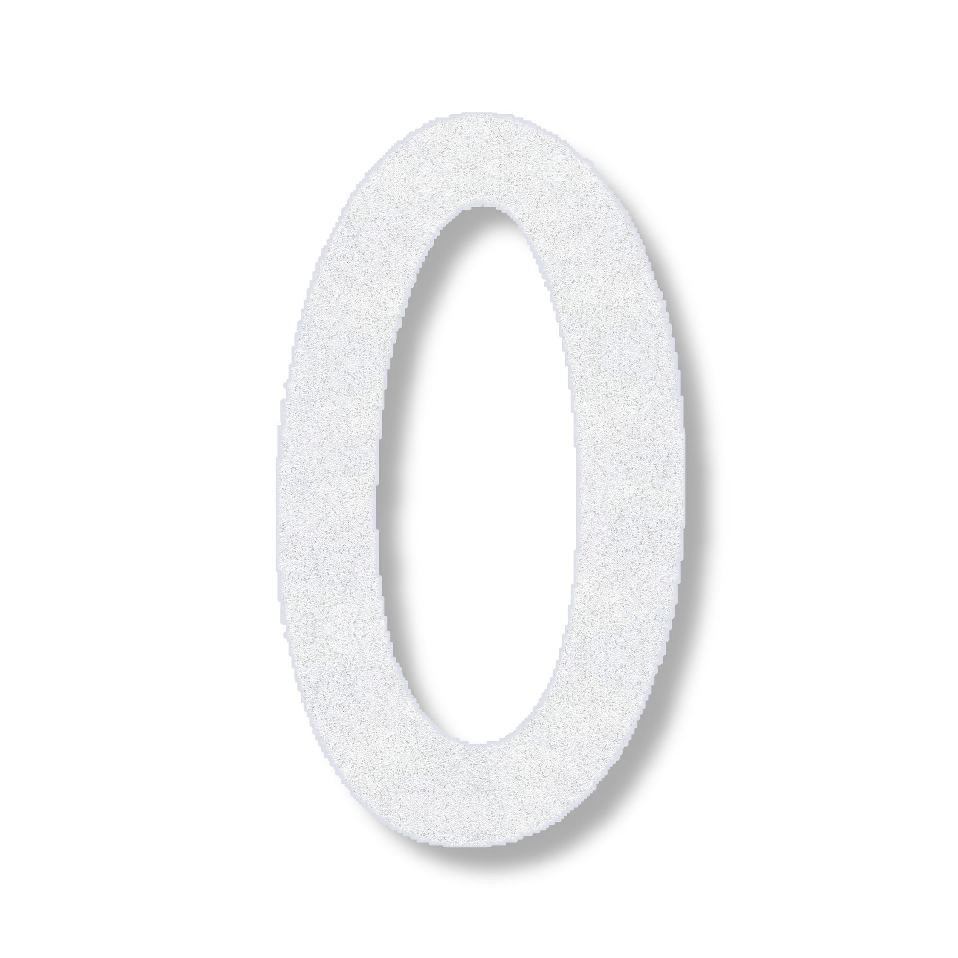 White preformed thermoplastic number 0