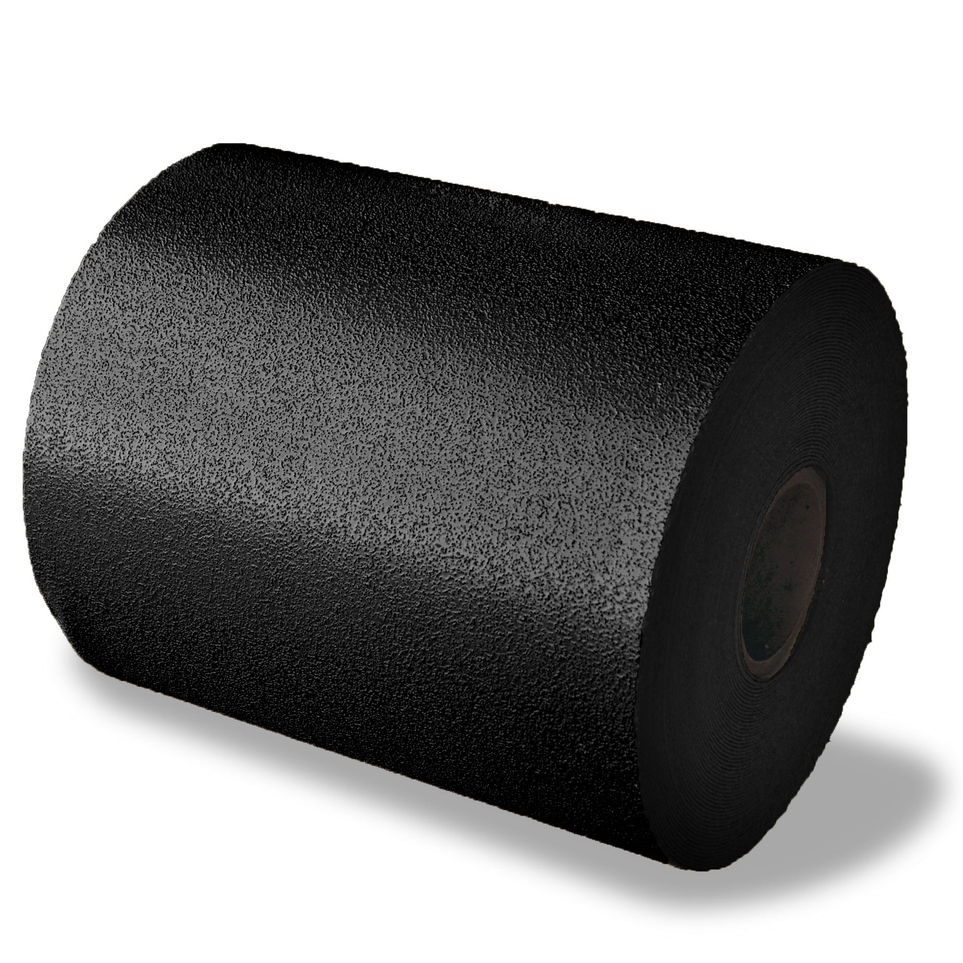 A a roll of black preformed thermoplastic for lines