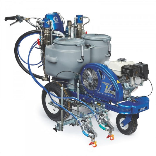 A Graco LineLazer V 200DC, Standard Series - Two Gun, Mechanical  3/4 front view