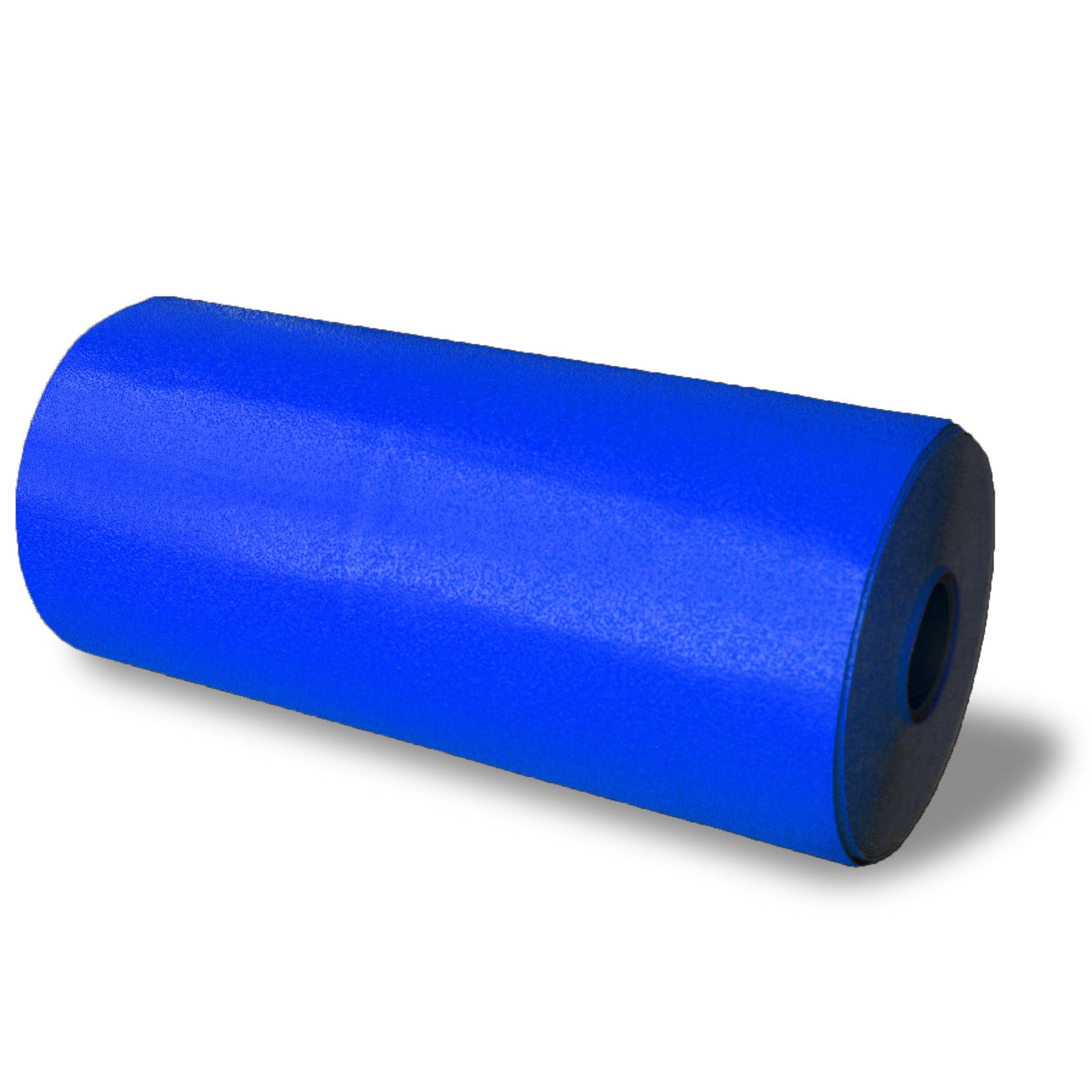 A roll of blue thermoplastic for lines