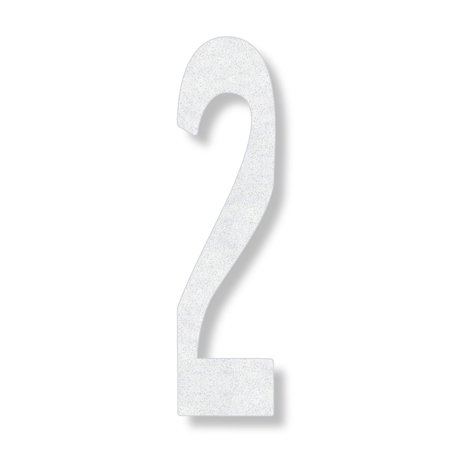 White preformed thermoplastic number 2