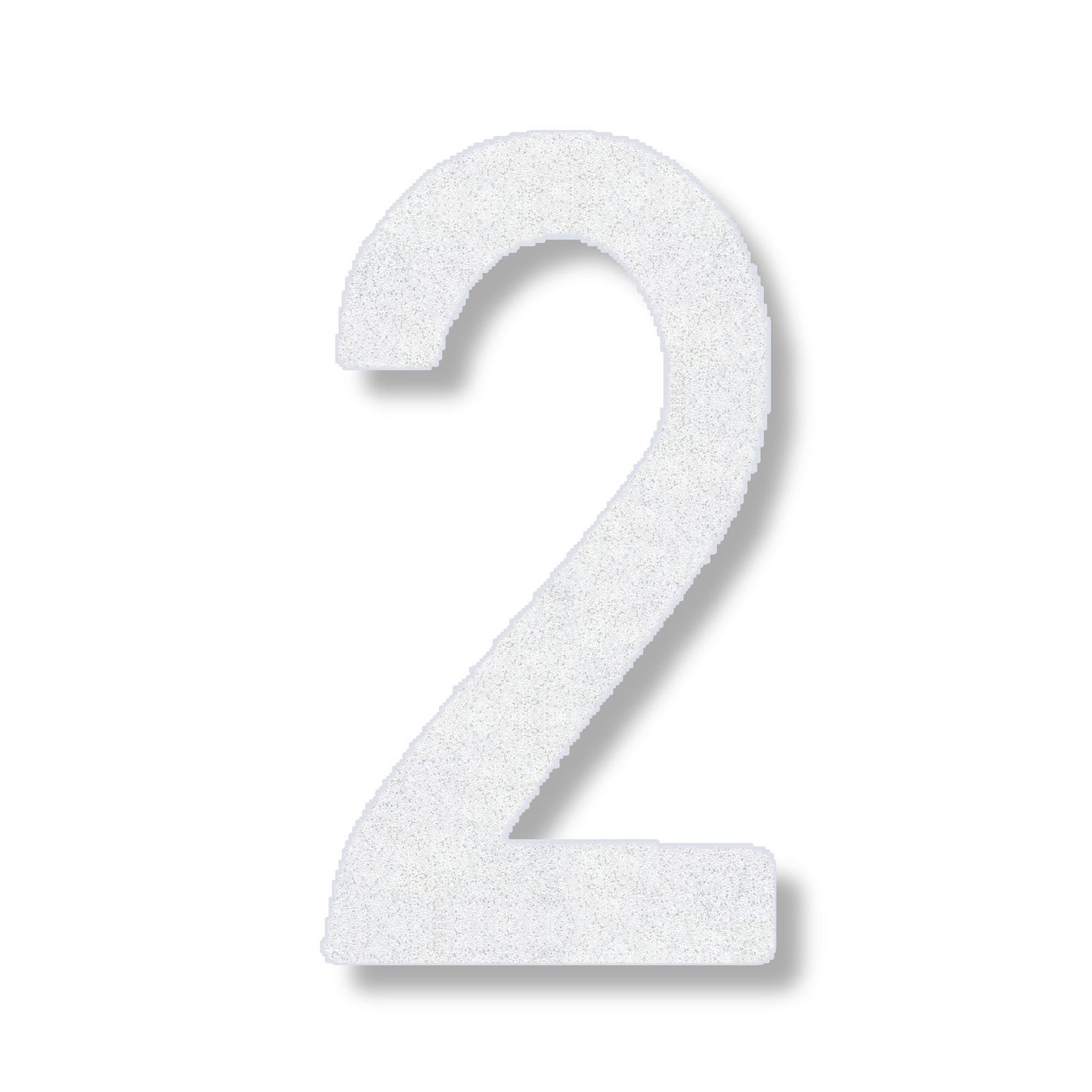 preformed thermoplastic White number 2