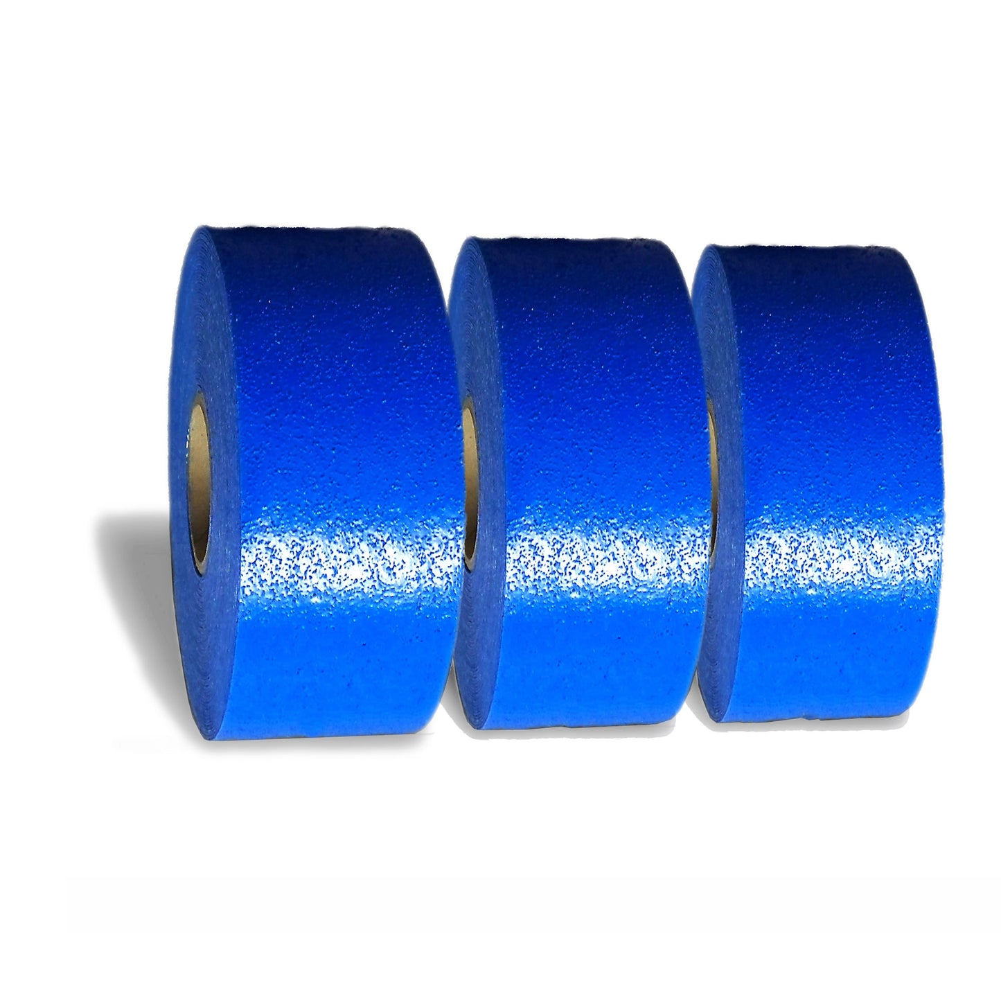Three rolls of blue thermoplastic for lines