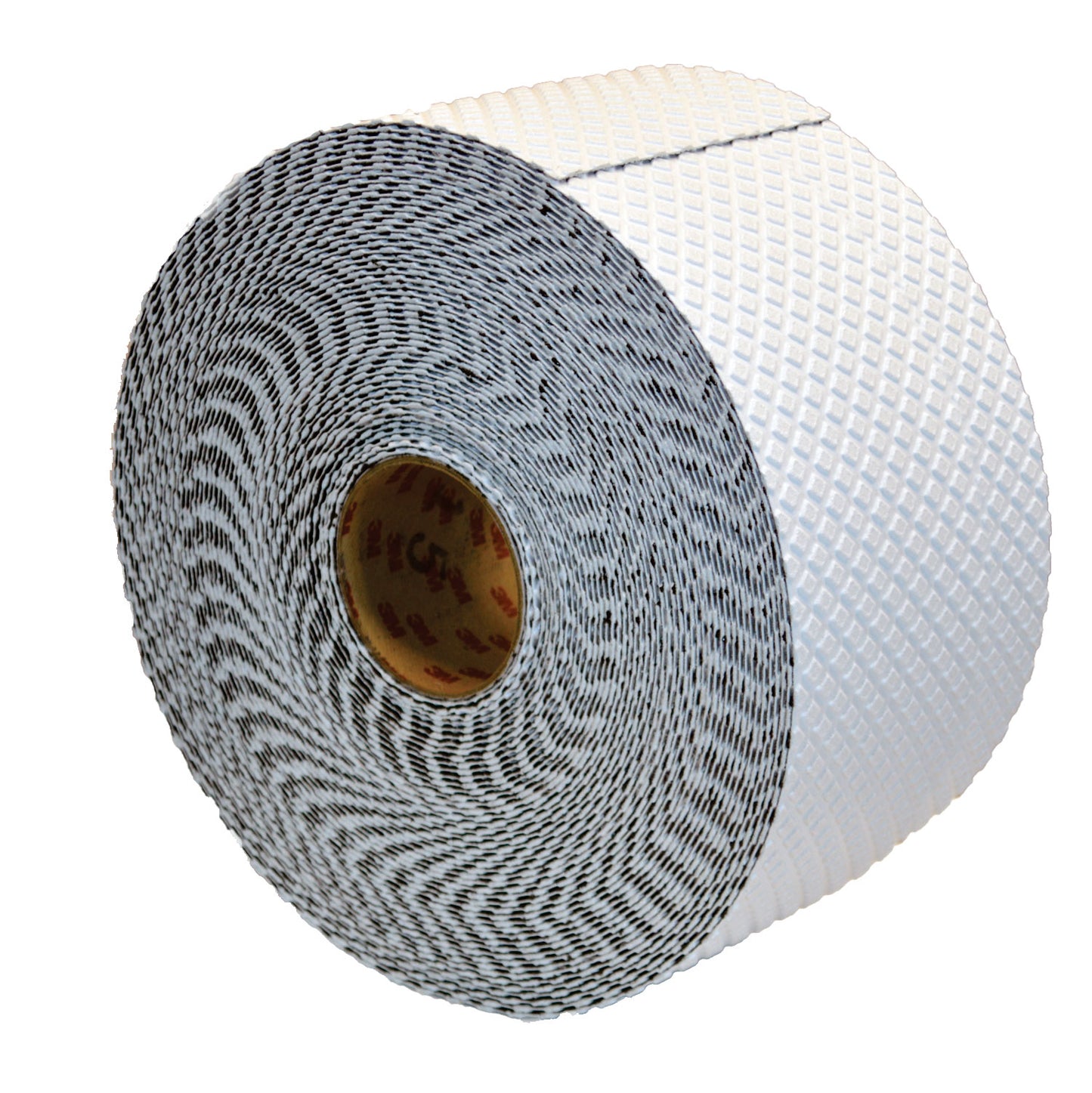 Roll of white textured tape.