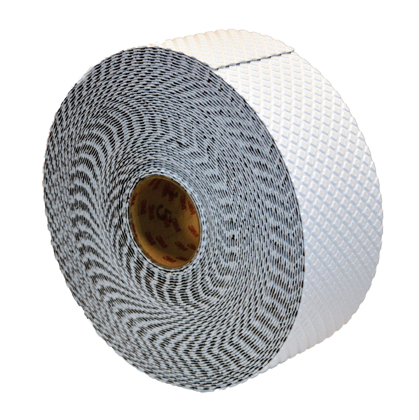 Roll of white textured tape.