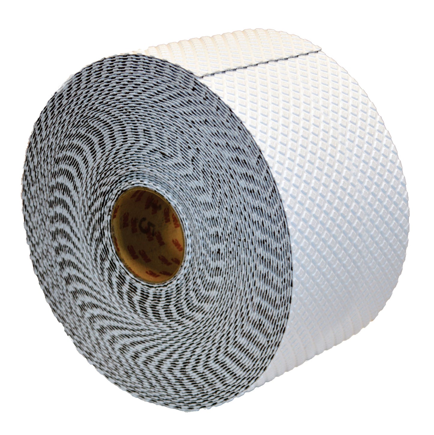 Roll of white textured tape.