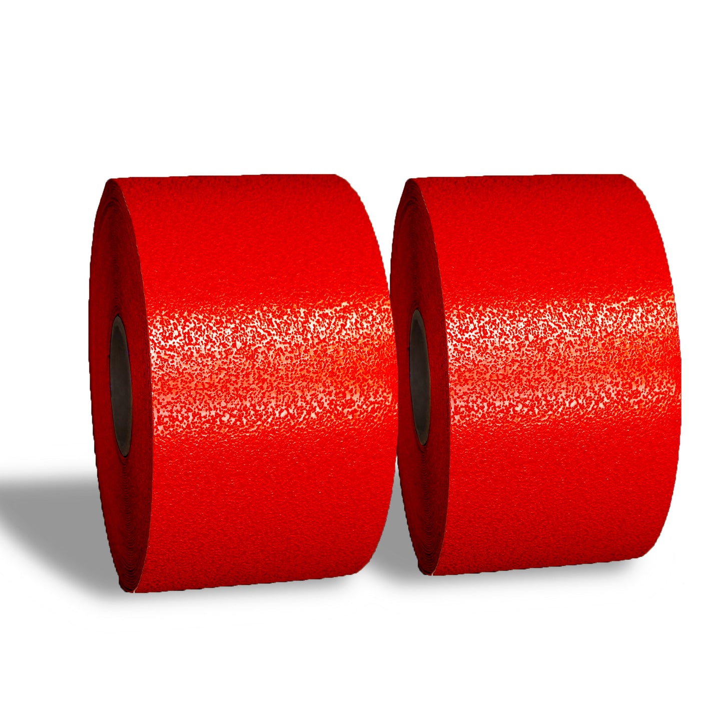 Two rolls of red thermoplastic for lines
