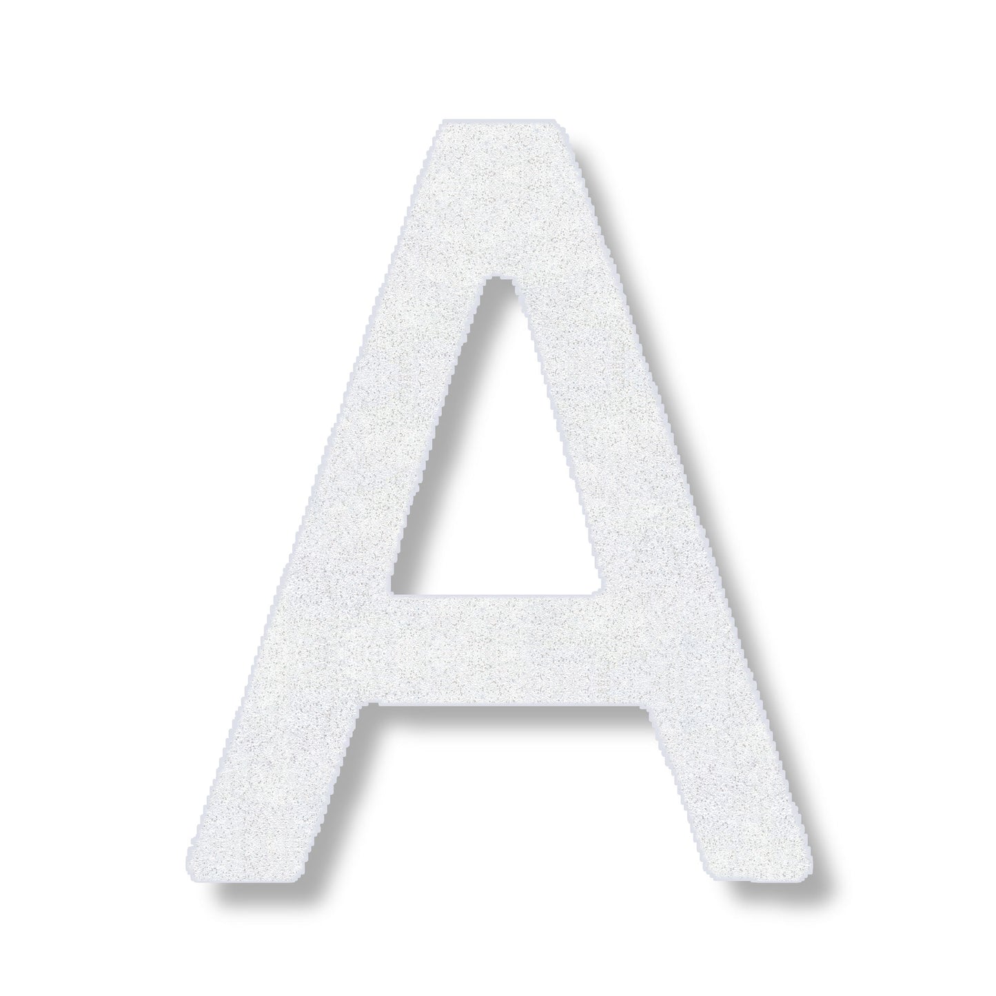 Letter A in white