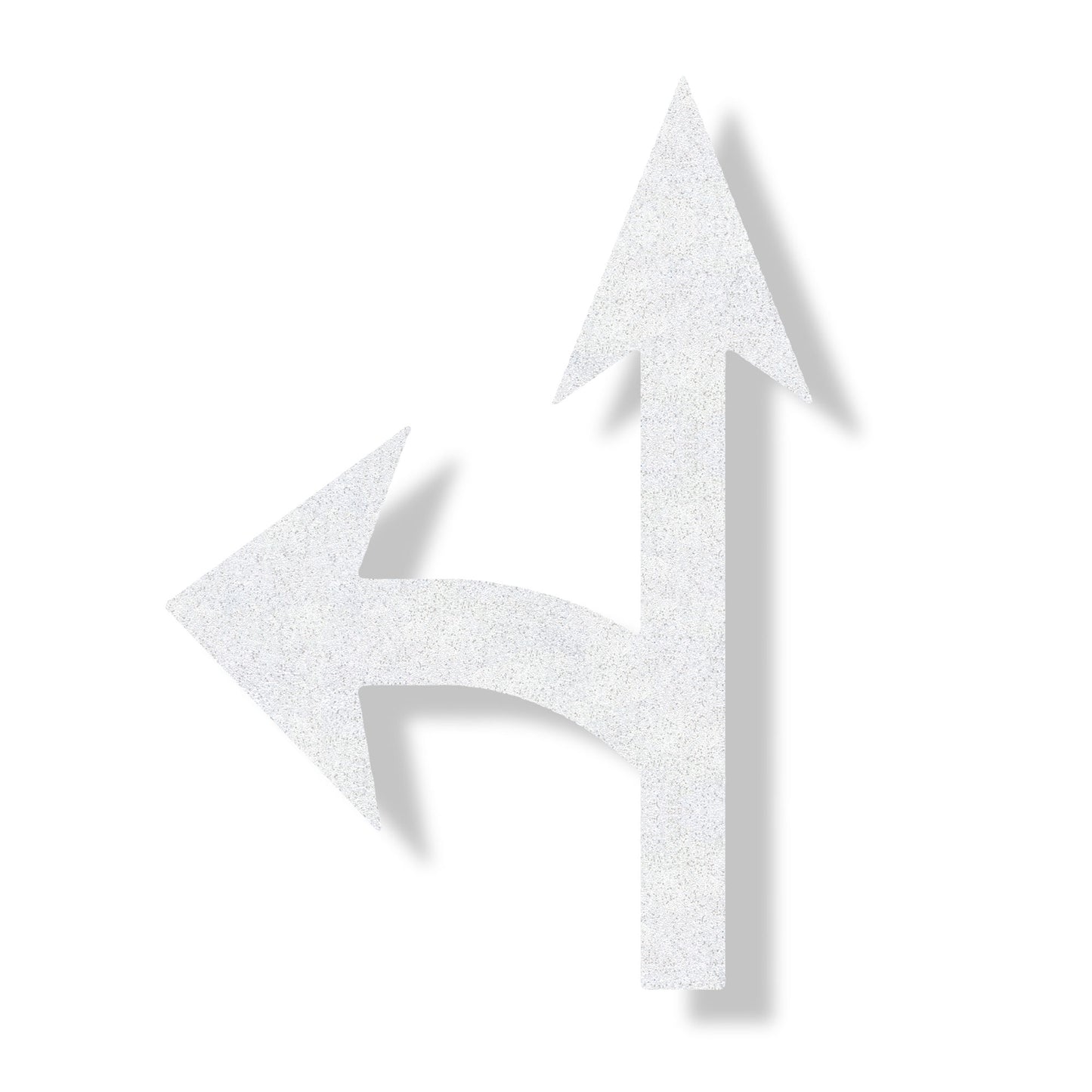 White Combo Arrow pointing up and left