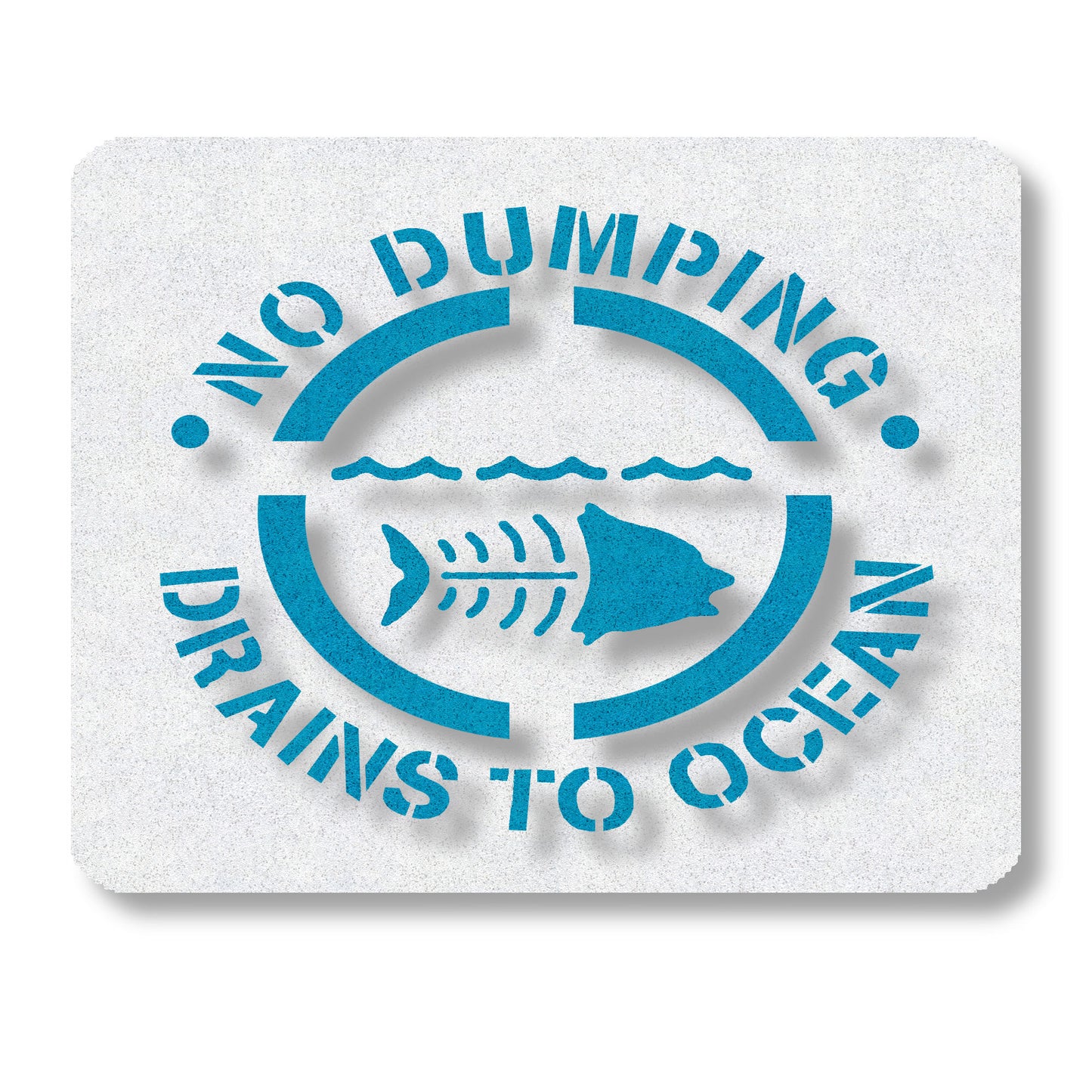 Preformed Thermoplastic Storm Drain Markers