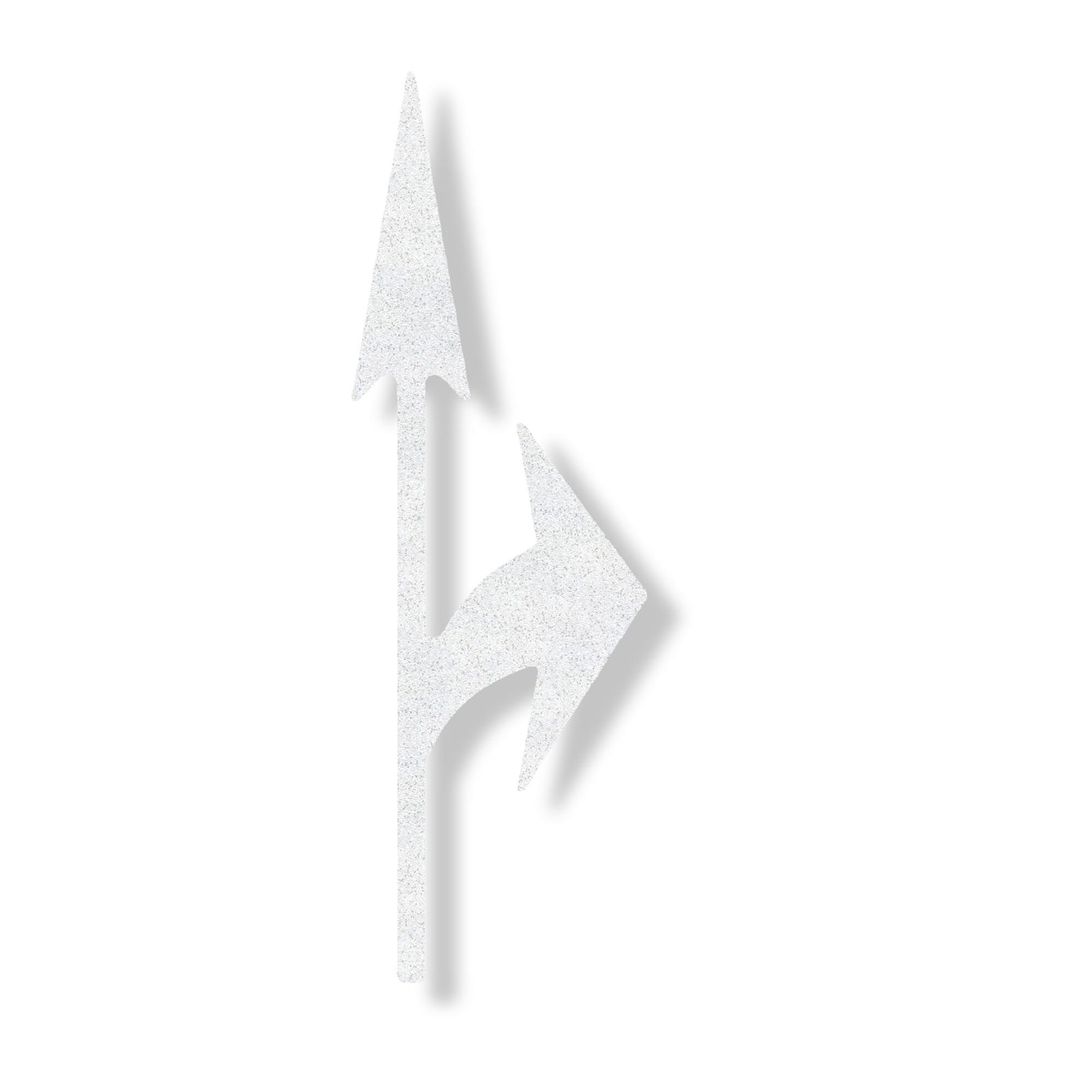 A white combo arrow pointing up and right