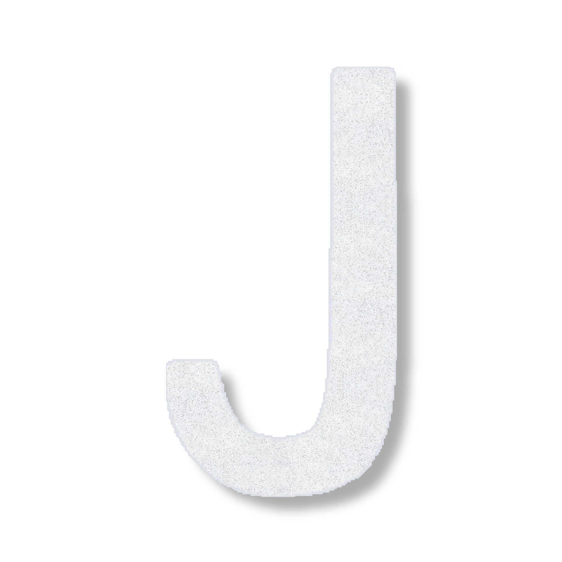 Letter J in white