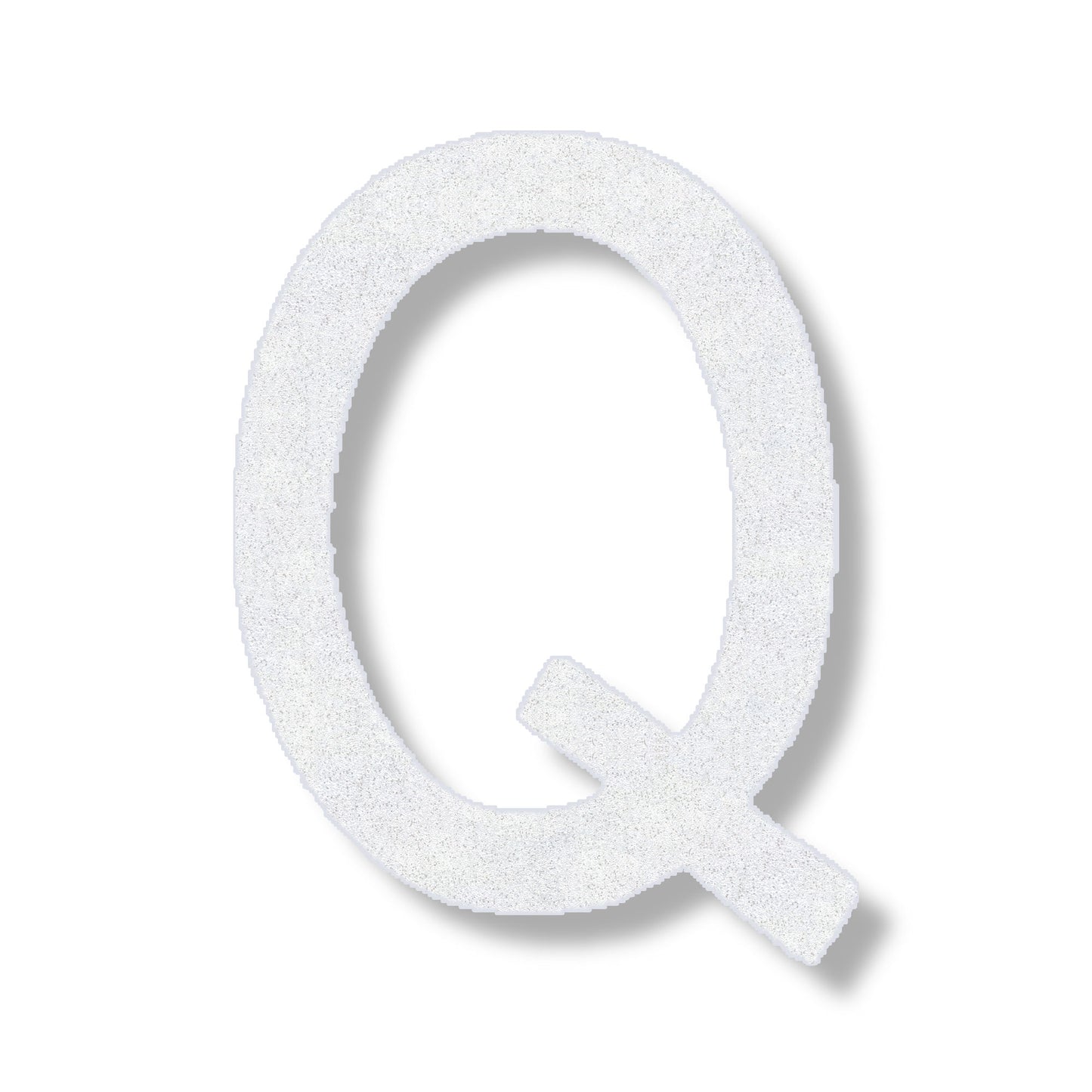 Letter Q in white