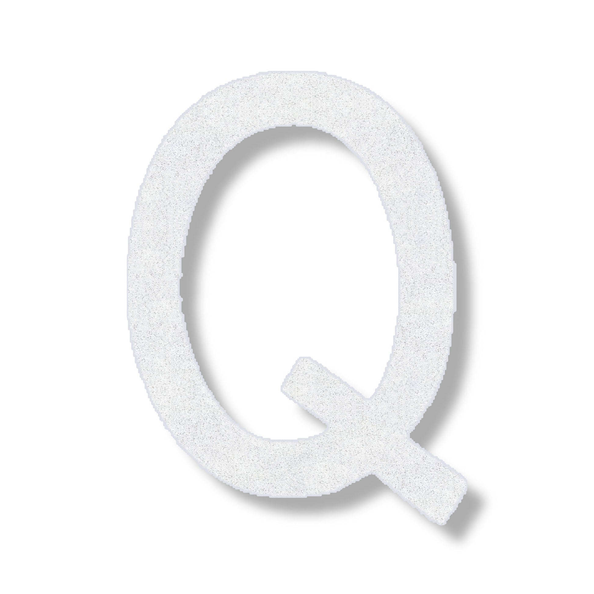 Letter Q in white