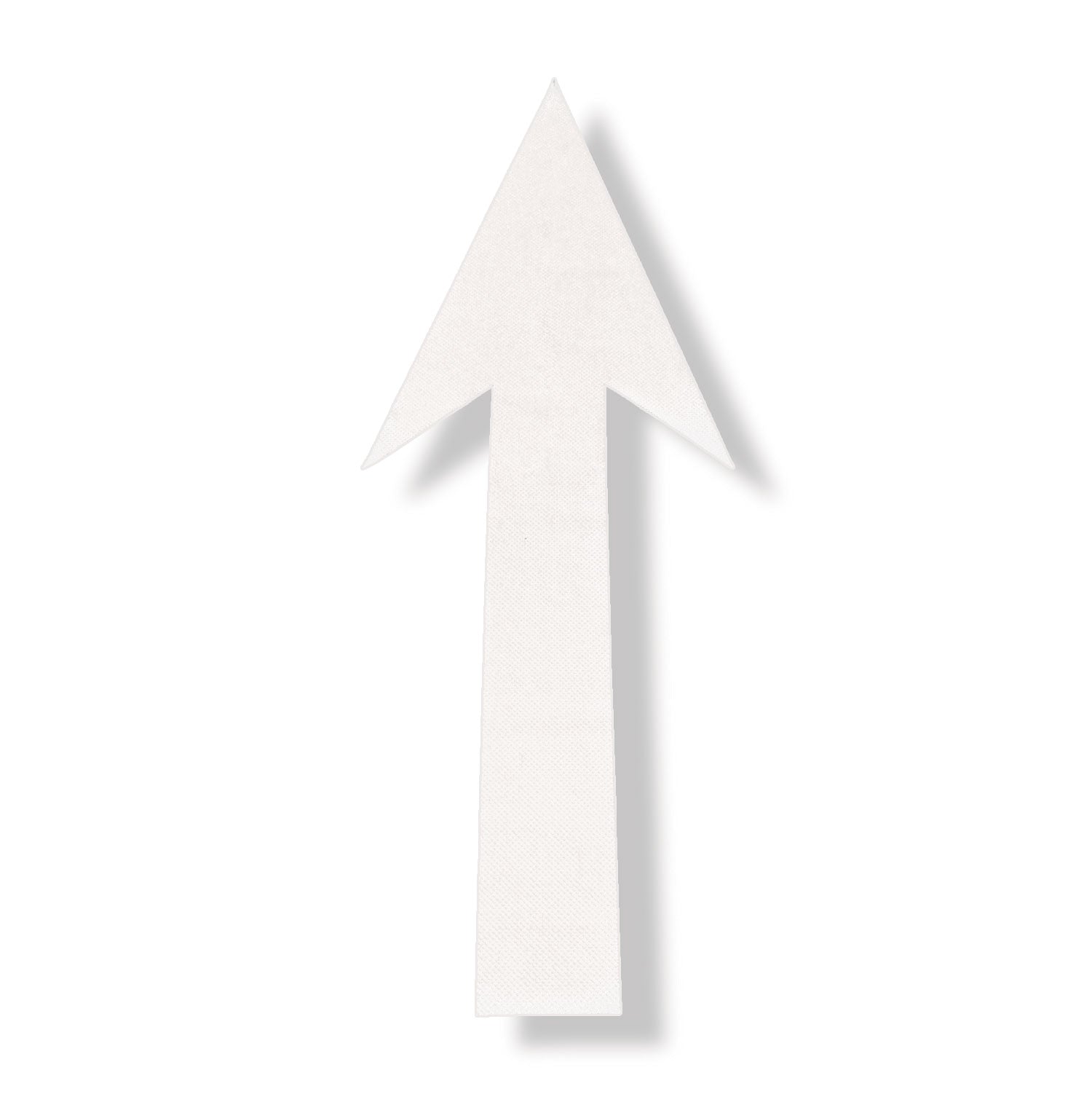 Straight Arrow in textured white tape