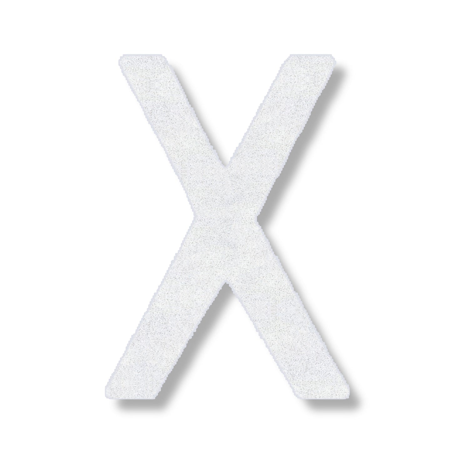 Letter X in white