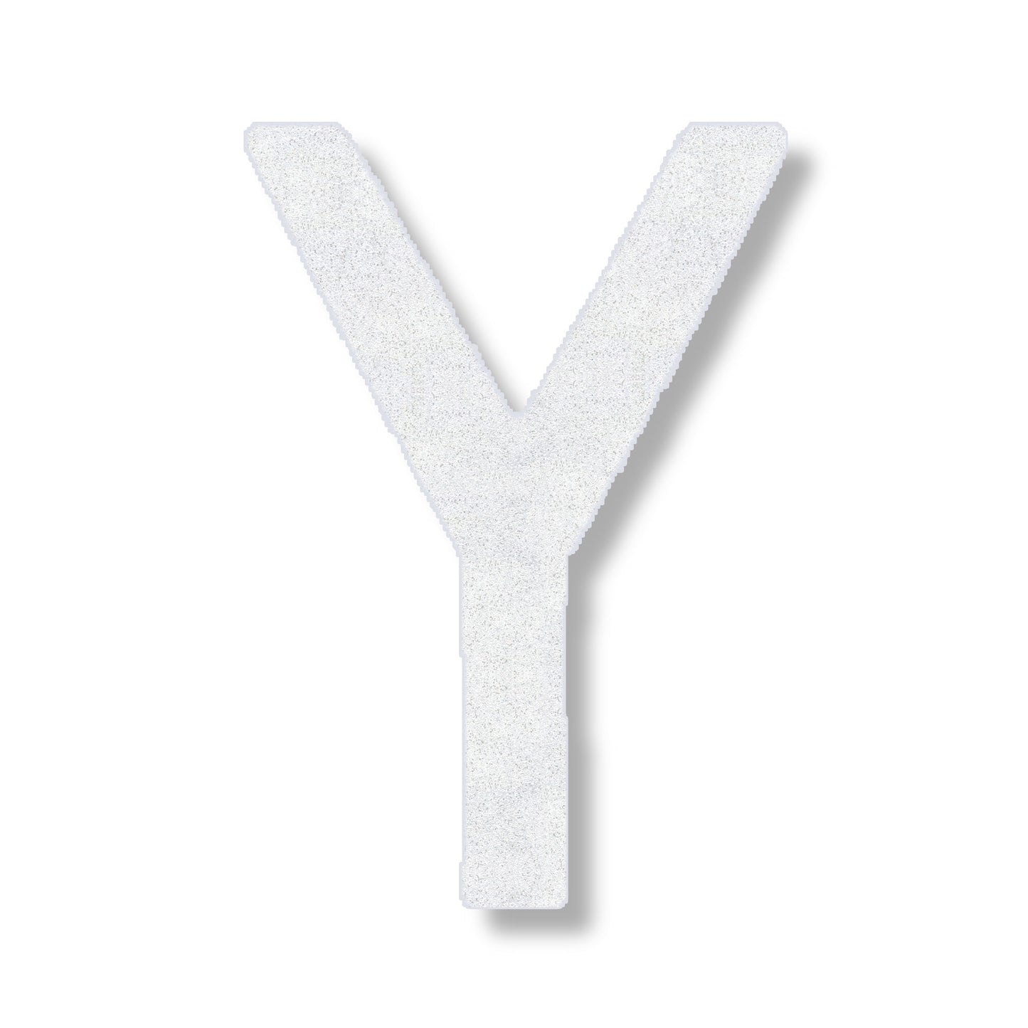 Letter Y in white