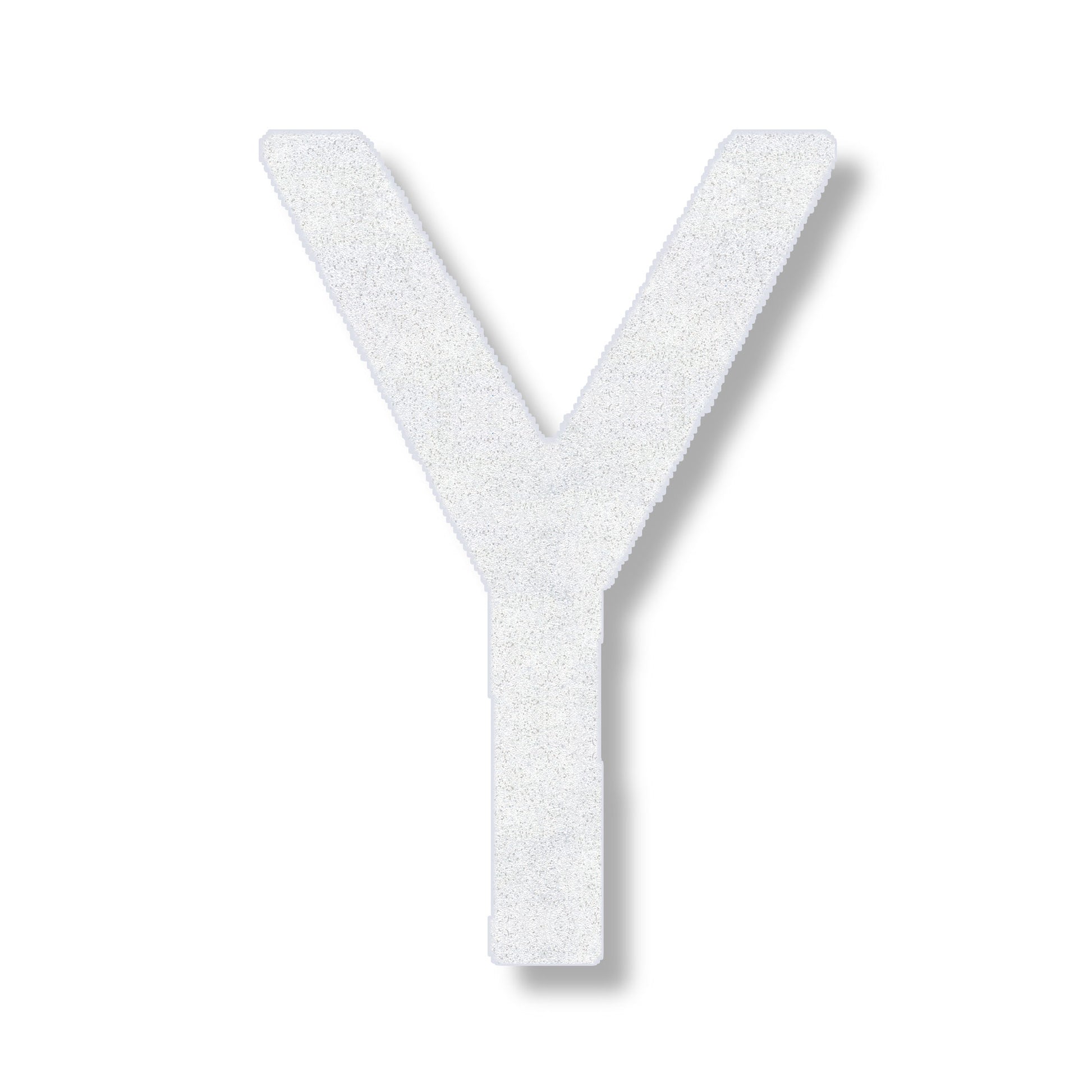 Letter Y in white