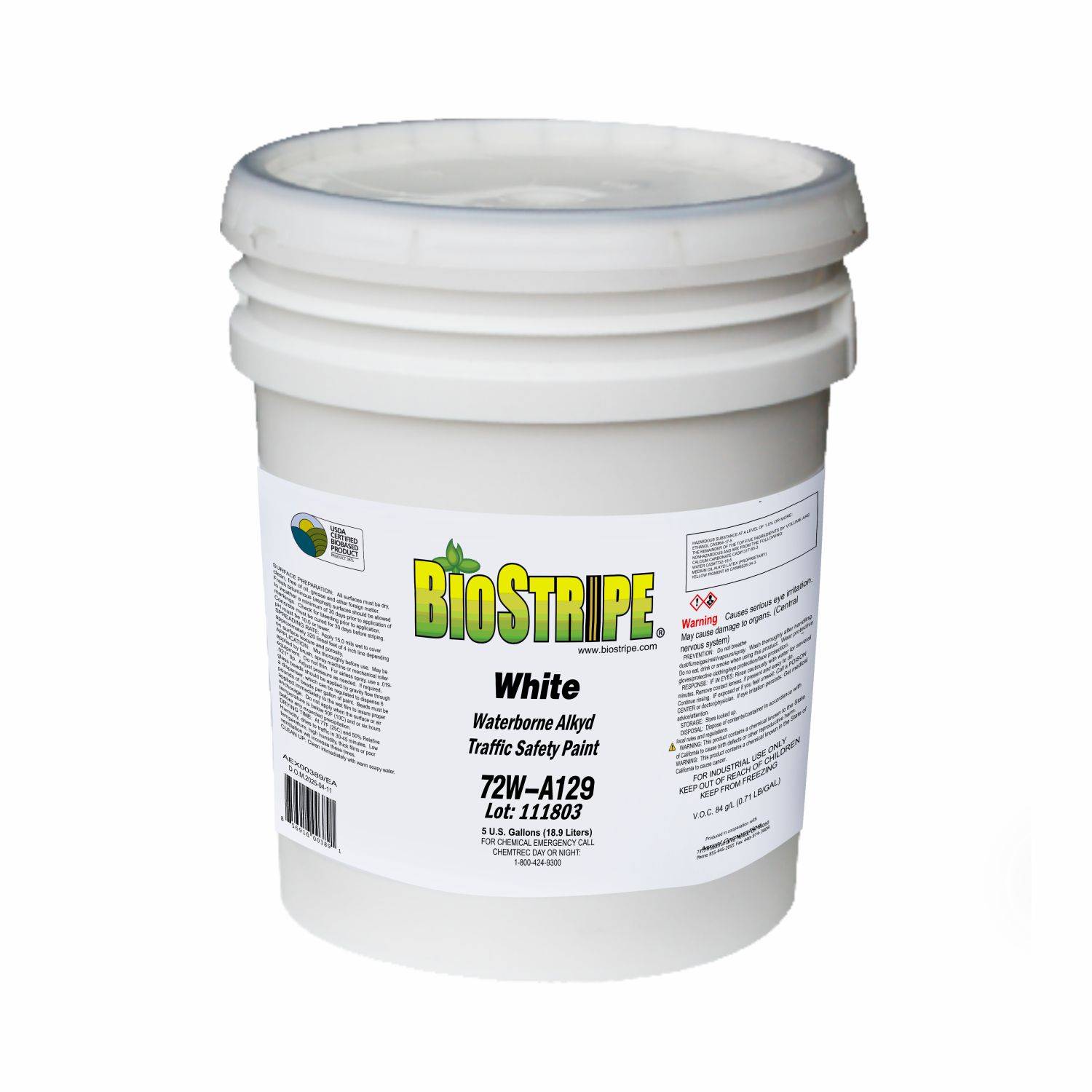 BioStripe Waterborne Alkyd Traffic Paint