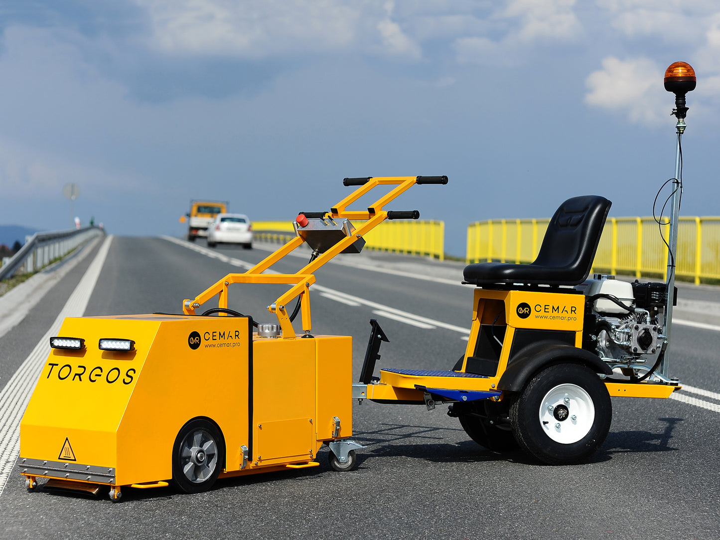 CEMAR Torgos Diesel-Powered Turbine Road Dryers