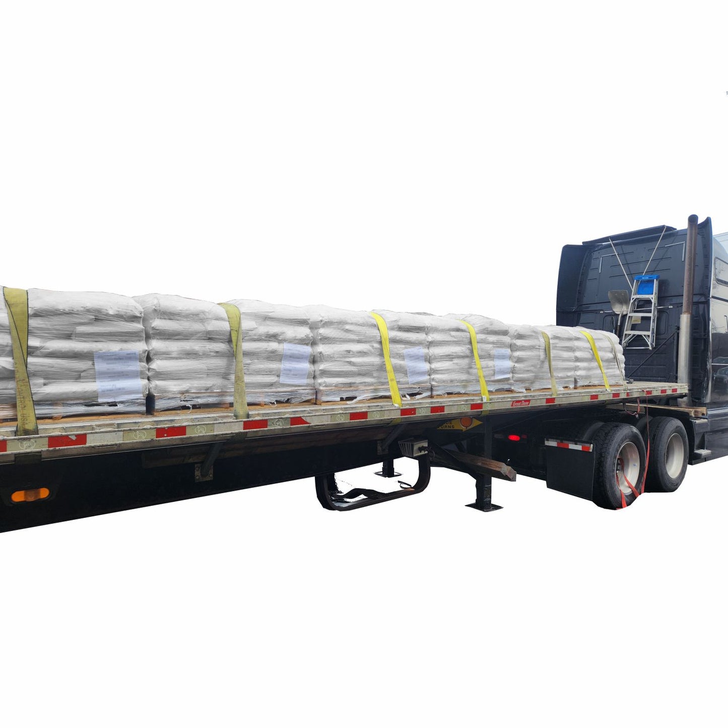 Truckload of SWARCO IL Type-4 Megalux reflective glass beads for high-visibility pavement markings