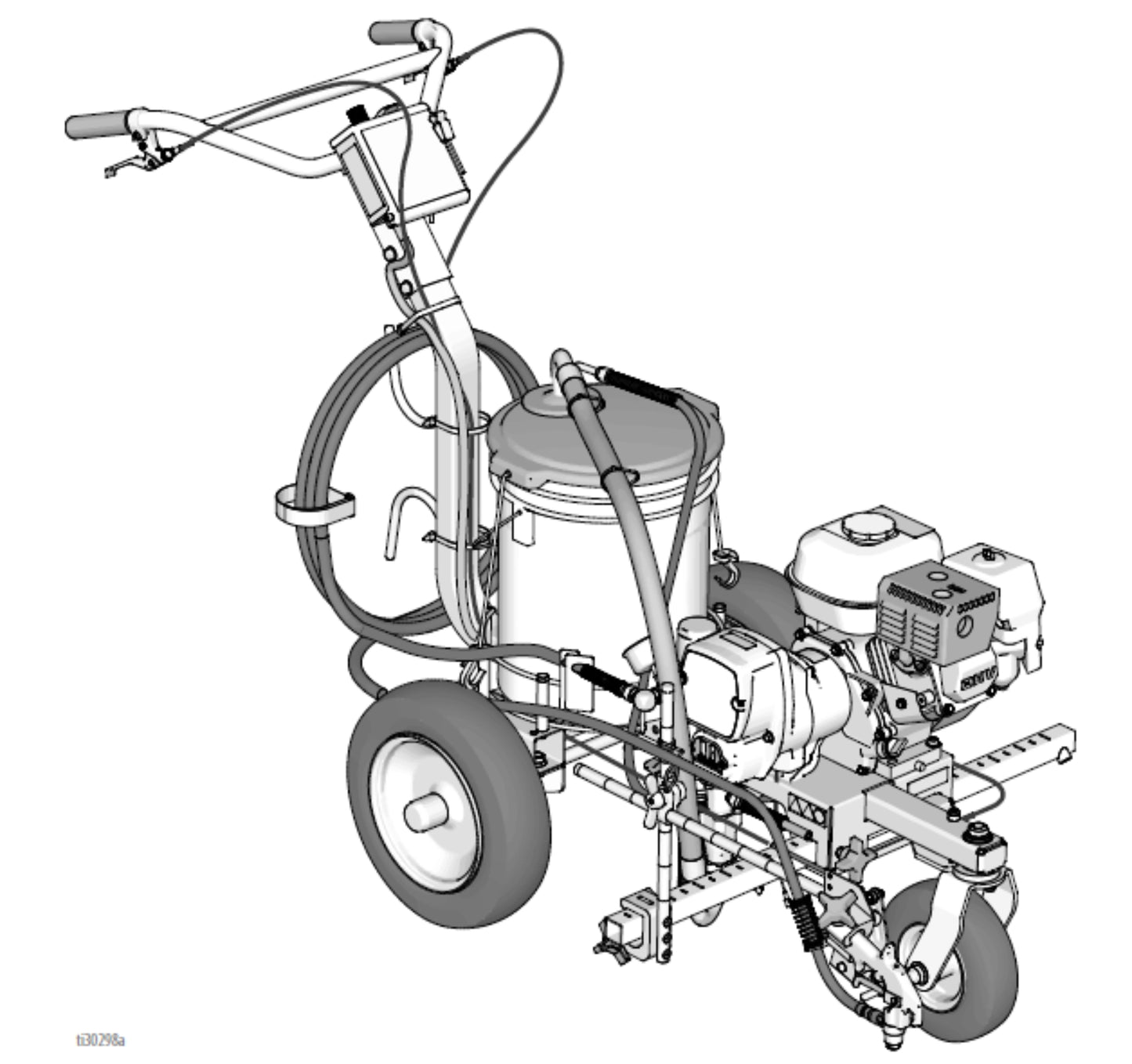 Graco LineLazer 3400 - Airless Line Striper Sprayer (1-Gun)