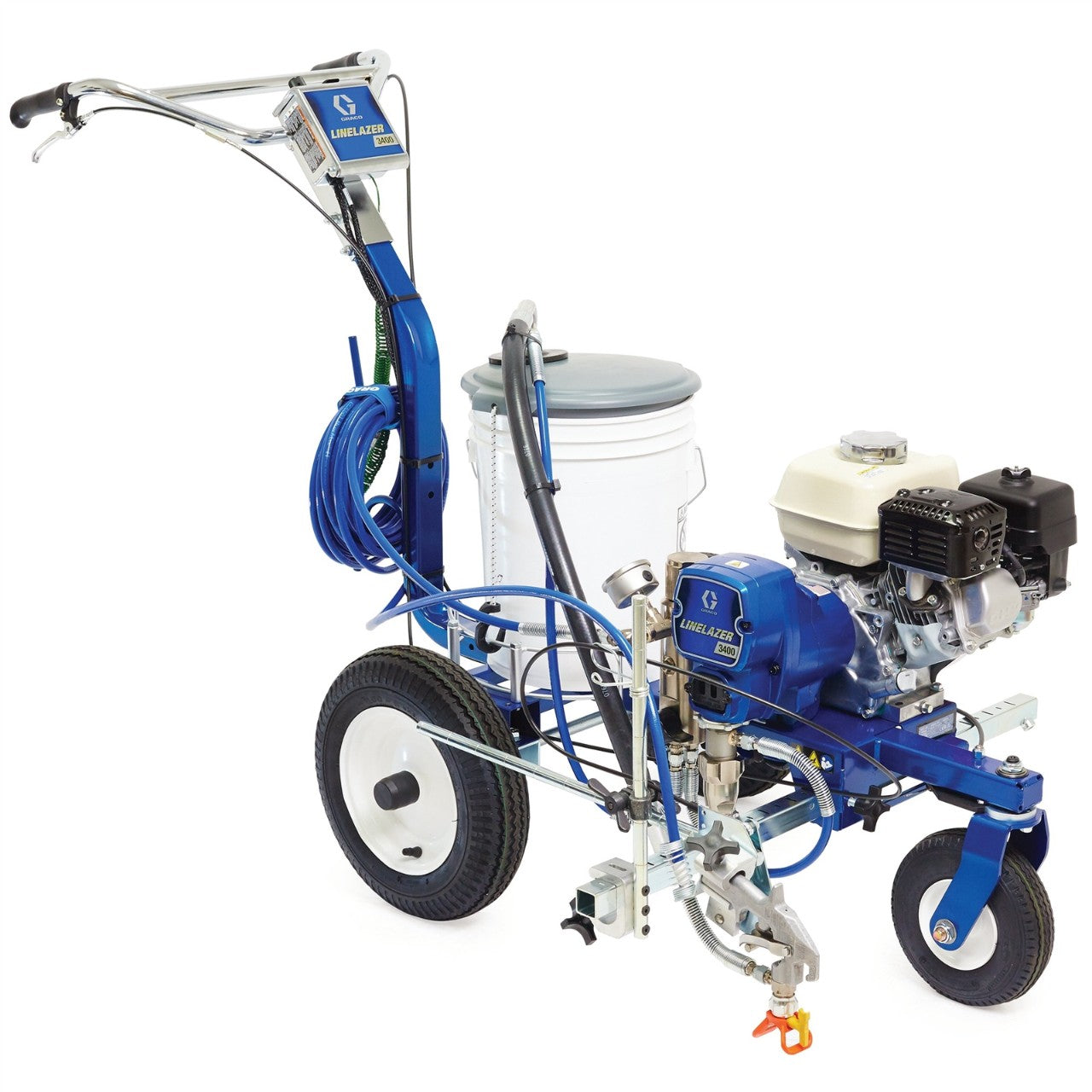 Graco LineLazer 3400 Gas Airless Line Striper, 1 Manual Gun