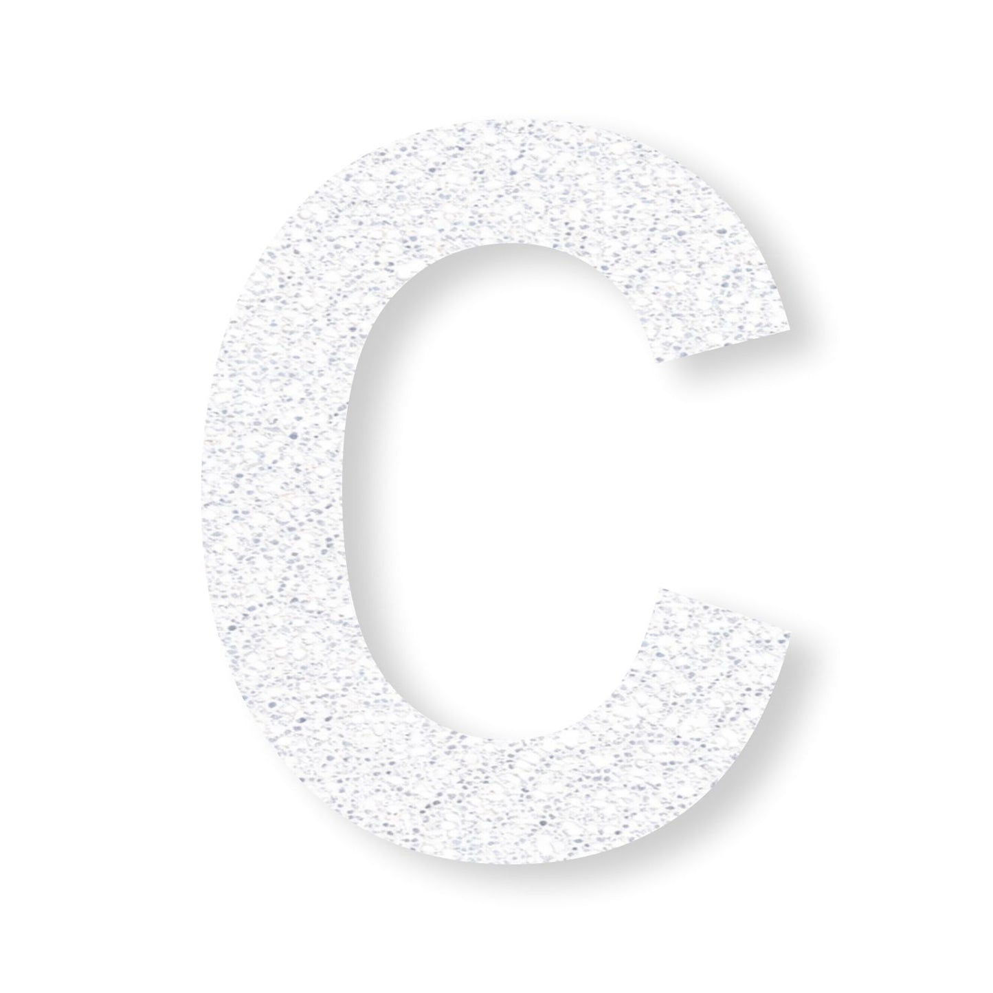 Preformed Thermoplastic Single Letter 4"
