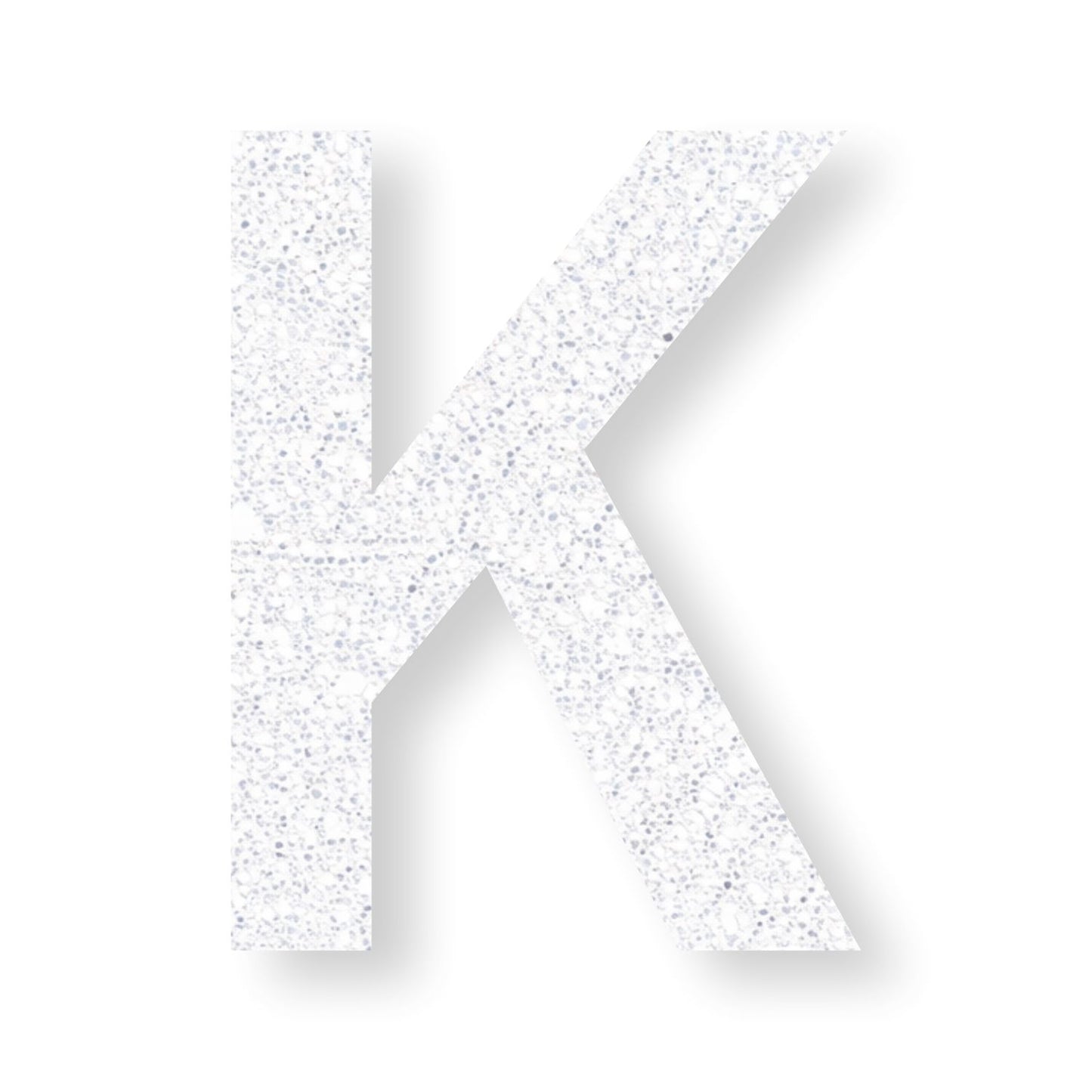 Preformed Thermoplastic Single Letter 12"