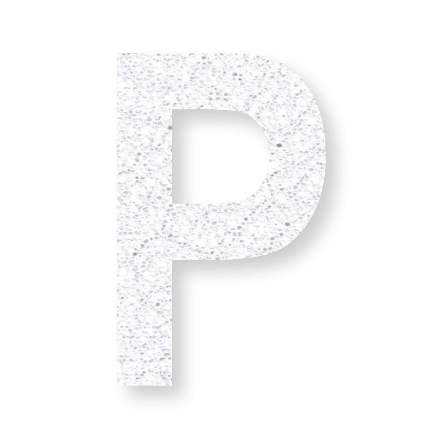 Preformed Thermoplastic Single Letter 12"