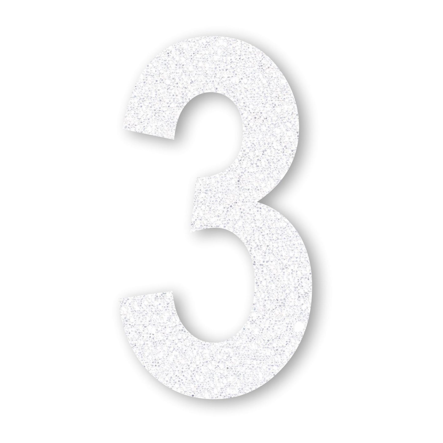 Preformed Thermoplastic Single Number 6"