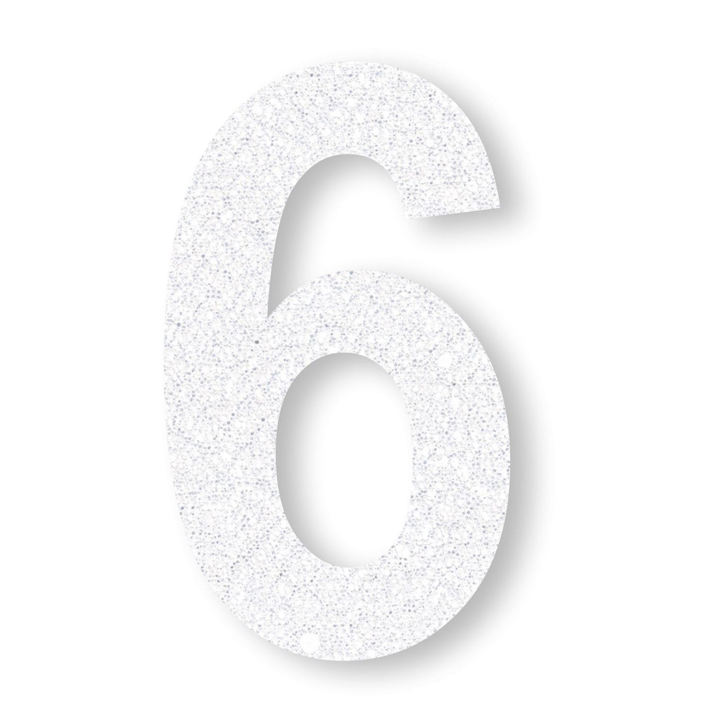 Preformed Thermoplastic Single Number 6"