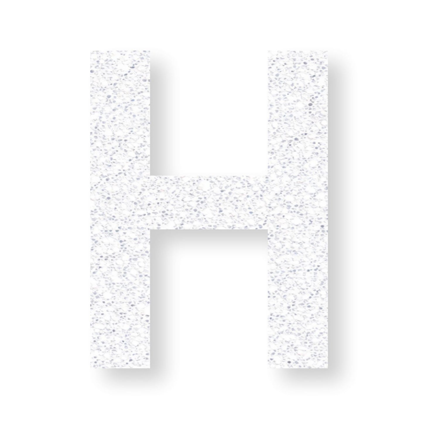 Preformed Thermoplastic Single Letter 12"