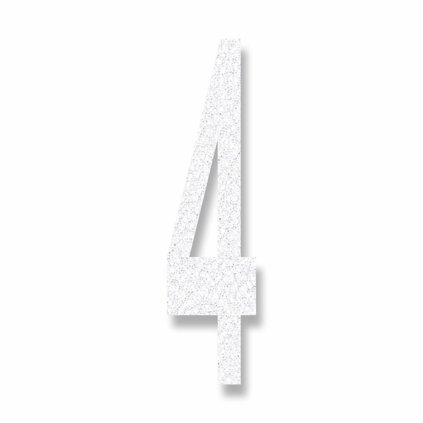 Preformed Thermoplastic Single Number 4'