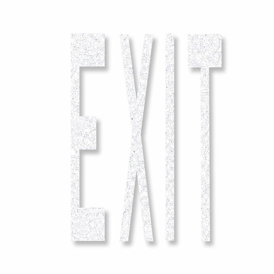 Preformed Thermoplastic 8' EXIT