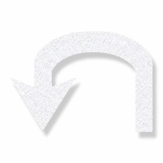 Preformed Thermoplastic 10' U-Turn Arrow Left