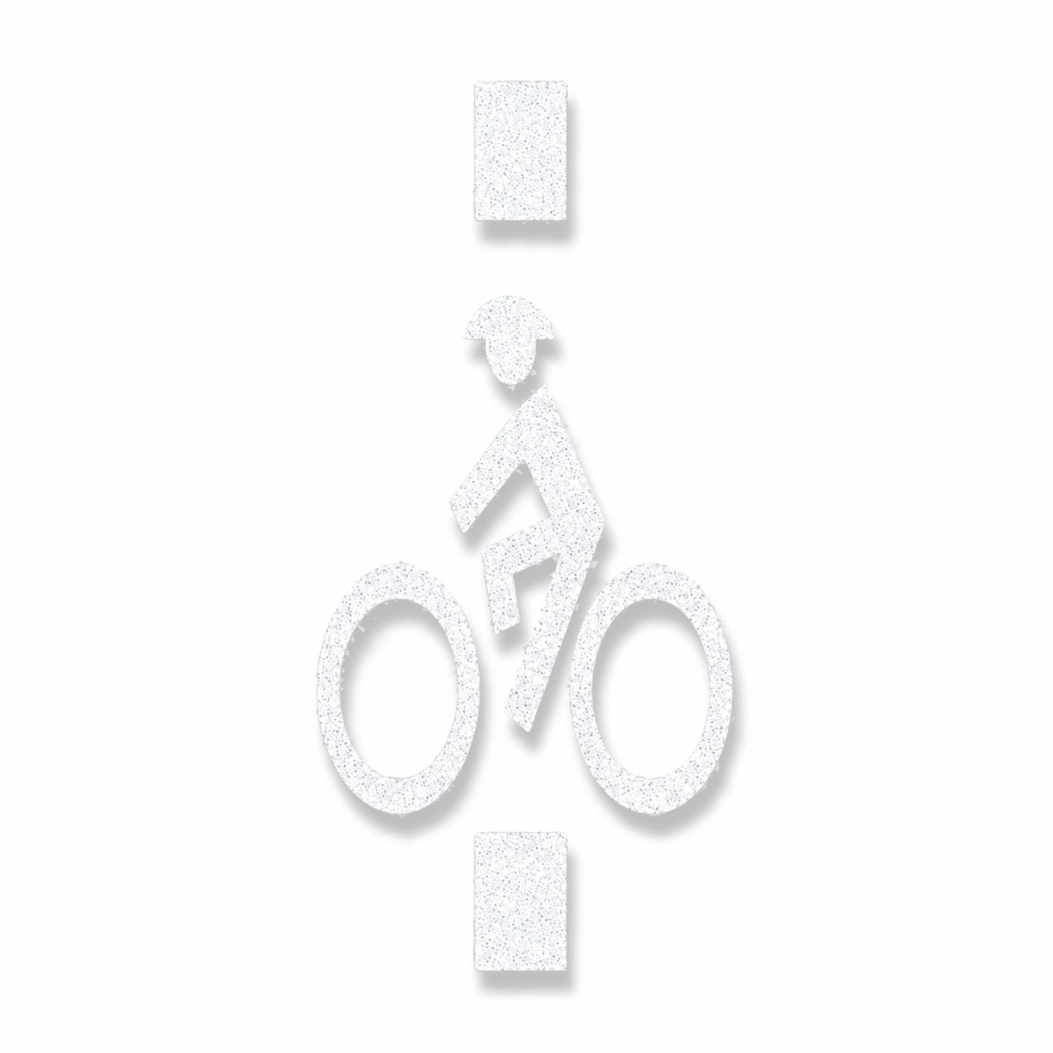 Preformed Thermoplastic Bike Man Loop Detector (MUTCD)