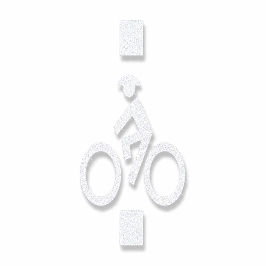 Preformed Thermoplastic Bike Man Loop Detector (MUTCD)