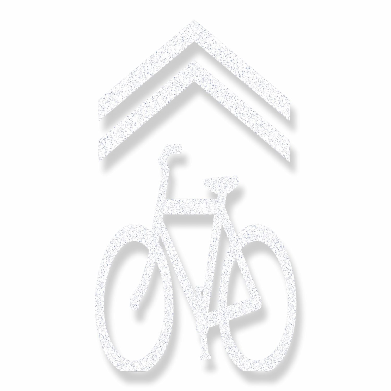 Preformed Thermoplastic Bicycle Shared Lane Symbol (MUTCD)