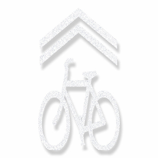 Preformed Thermoplastic Bicycle Shared Lane Symbol (MUTCD)