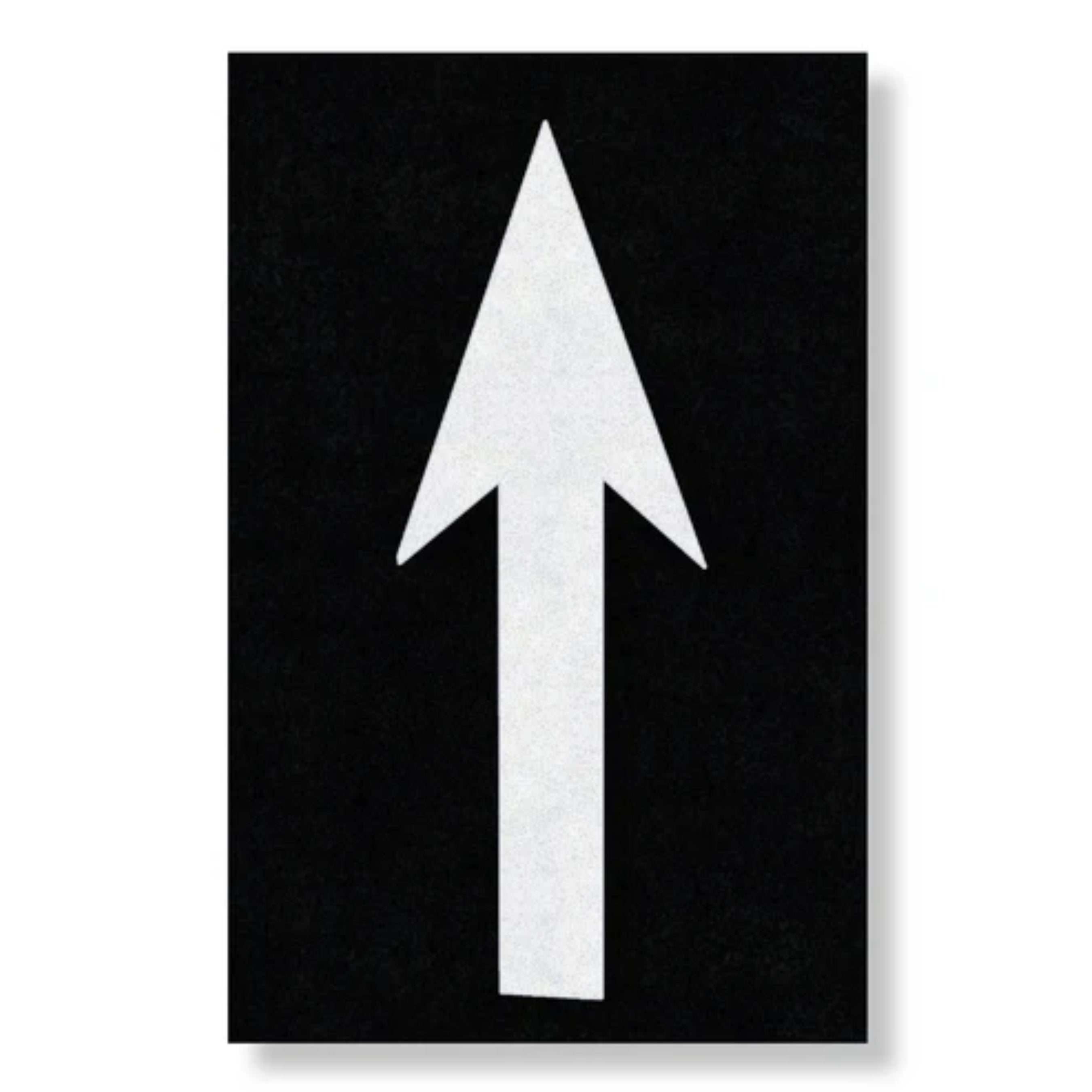 Preformed Thermoplastic Straight Arrow with Contrast Box
