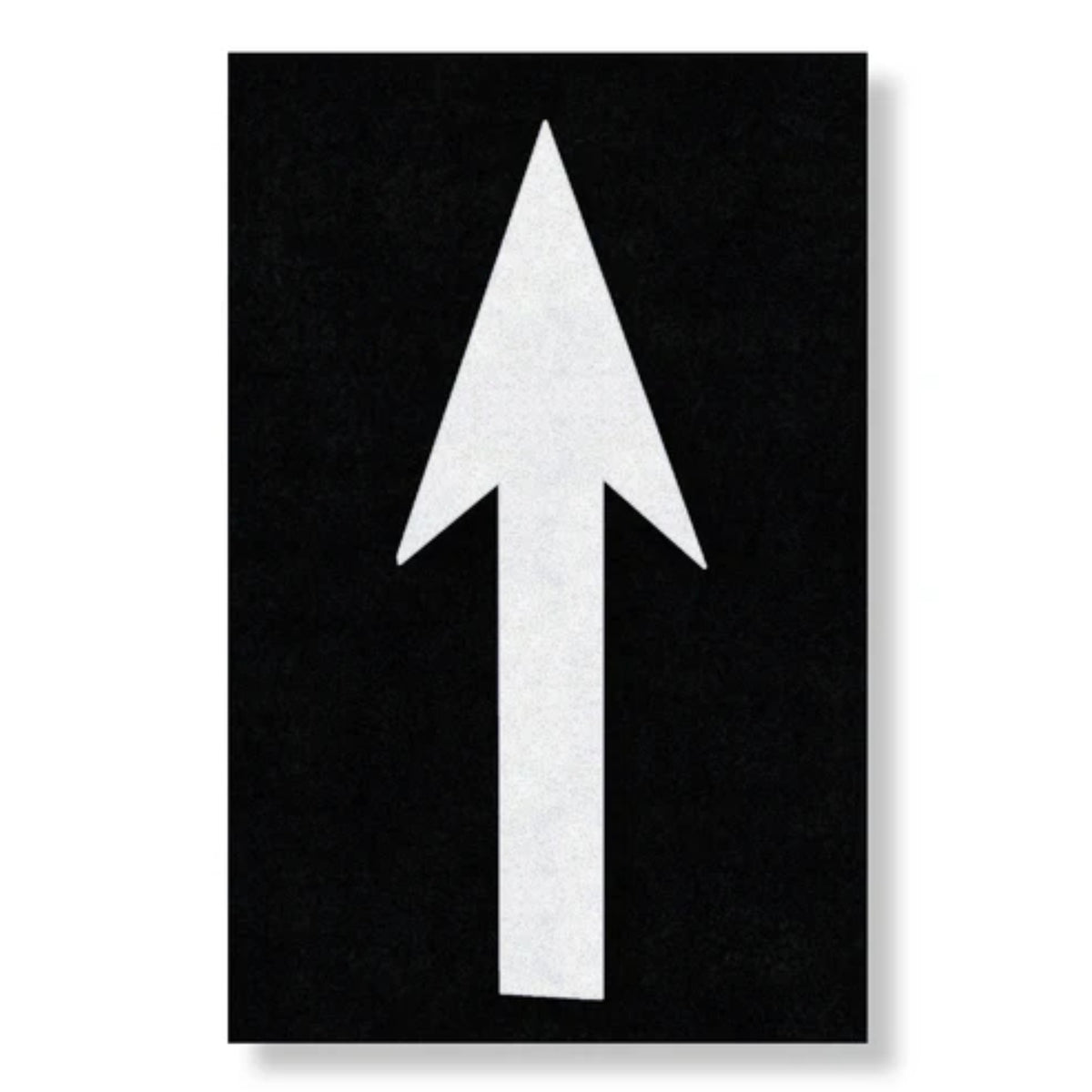 Preformed Thermoplastic Straight Arrow with Contrast Box