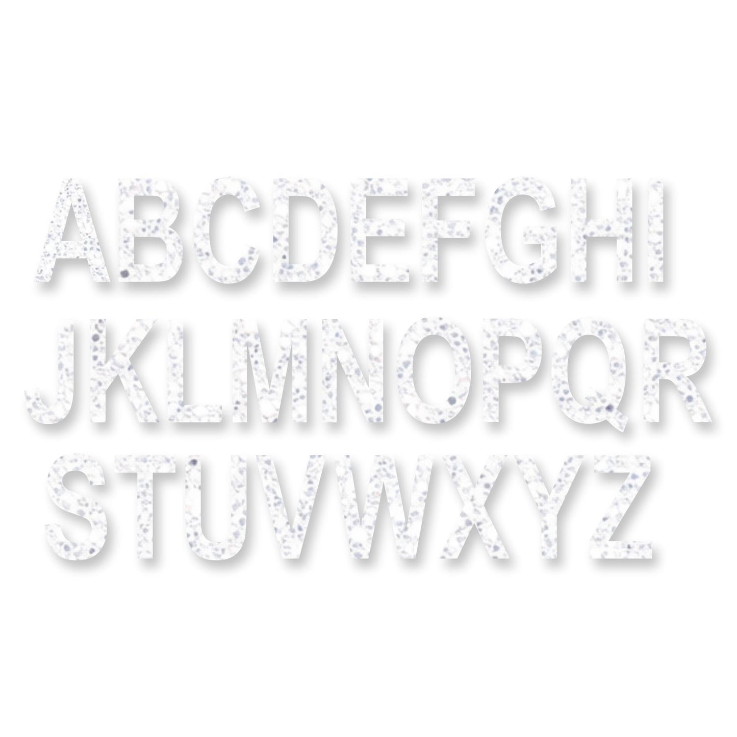 Preformed Thermoplastic Single Letter 24"