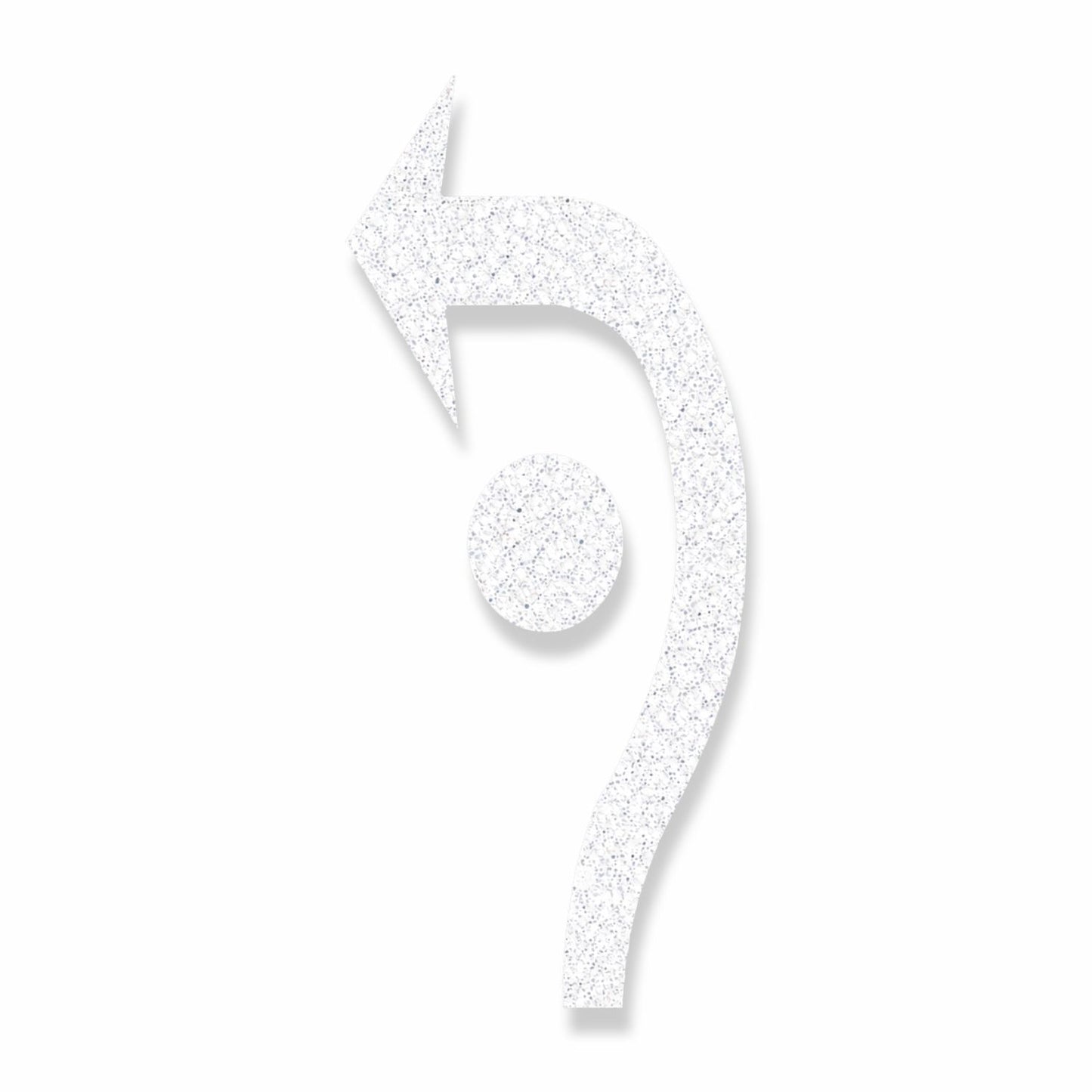 Preformed Thermoplastic Roundabout Arrow (Left, Circle)