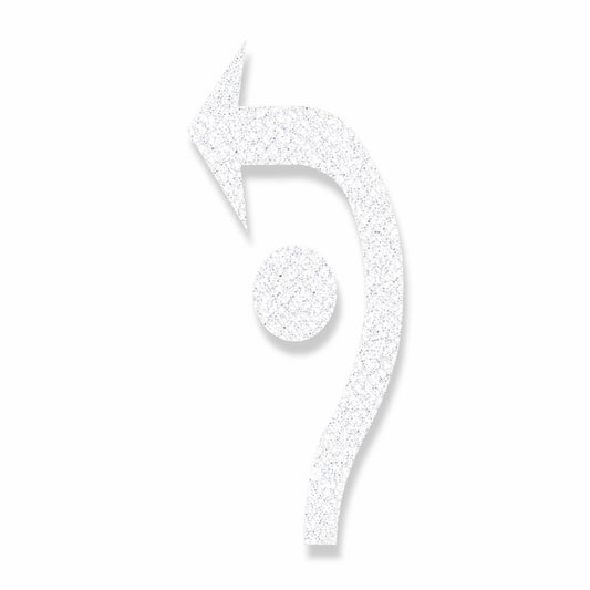 Preformed Thermoplastic Roundabout Arrow (Left, Circle)