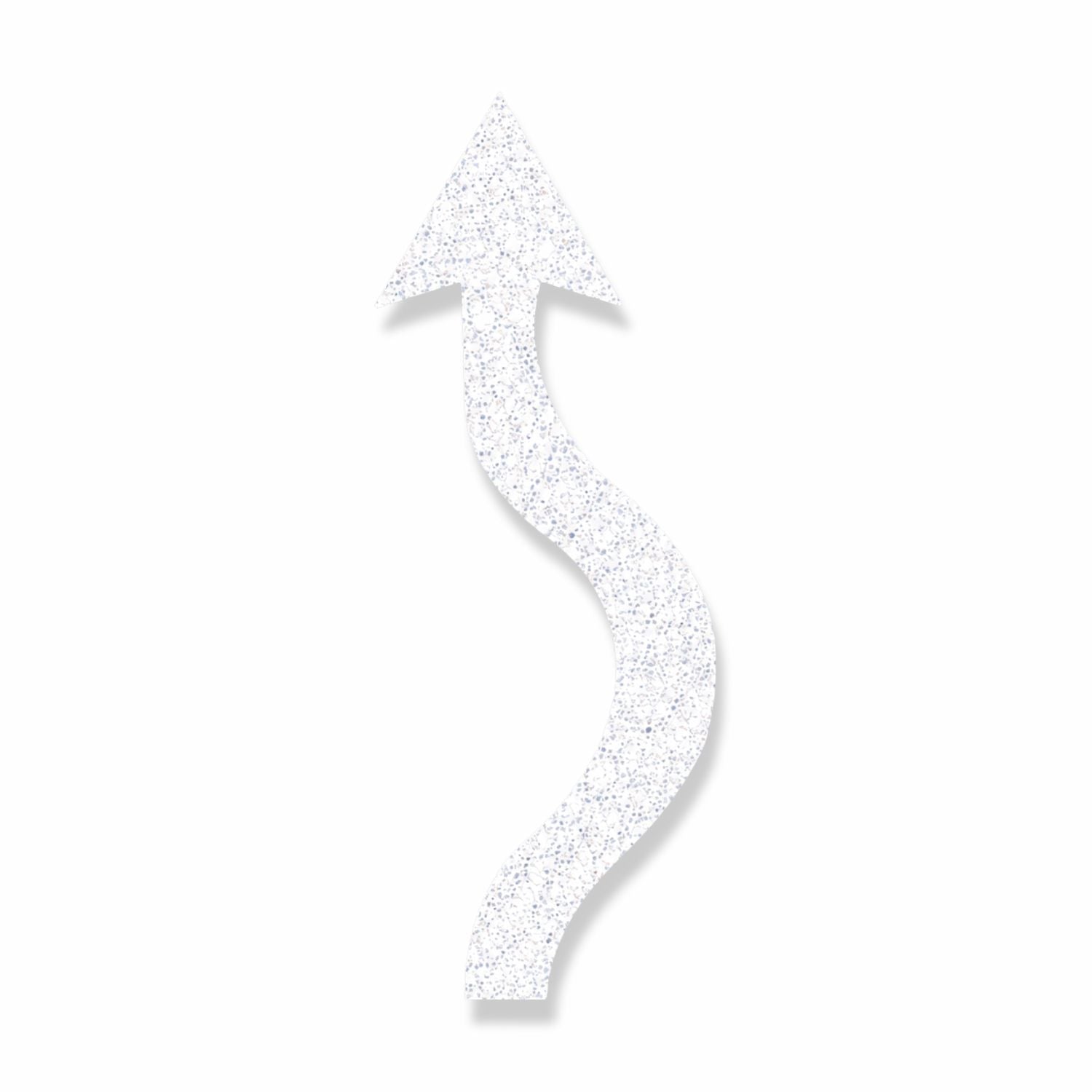 Preformed Thermoplastic Roundabout Arrow (Thru)