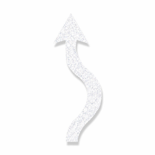 Preformed Thermoplastic Roundabout Arrow (Thru)