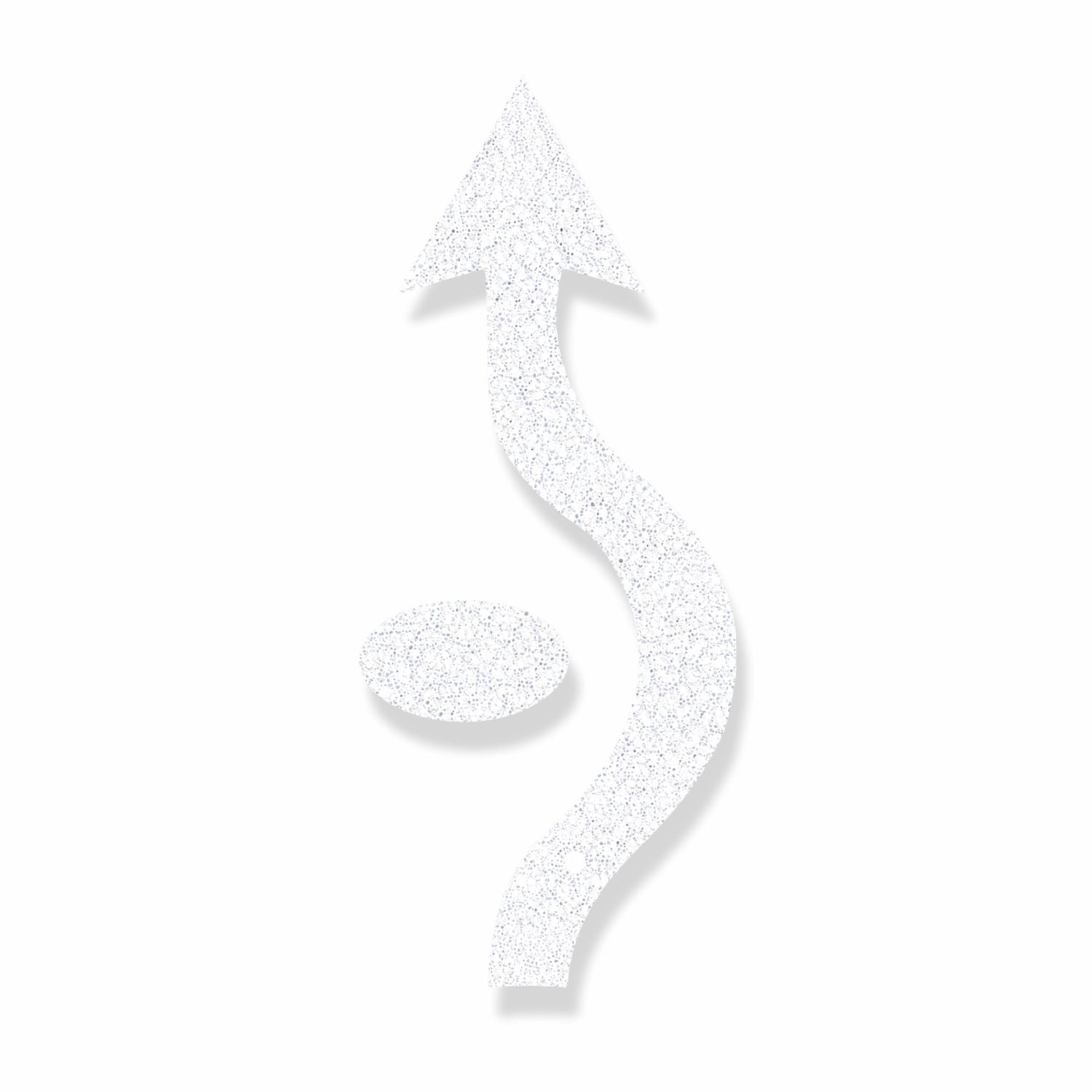 Preformed Thermoplastic 18'8" Roundabout Arrow (Thru, Circle)