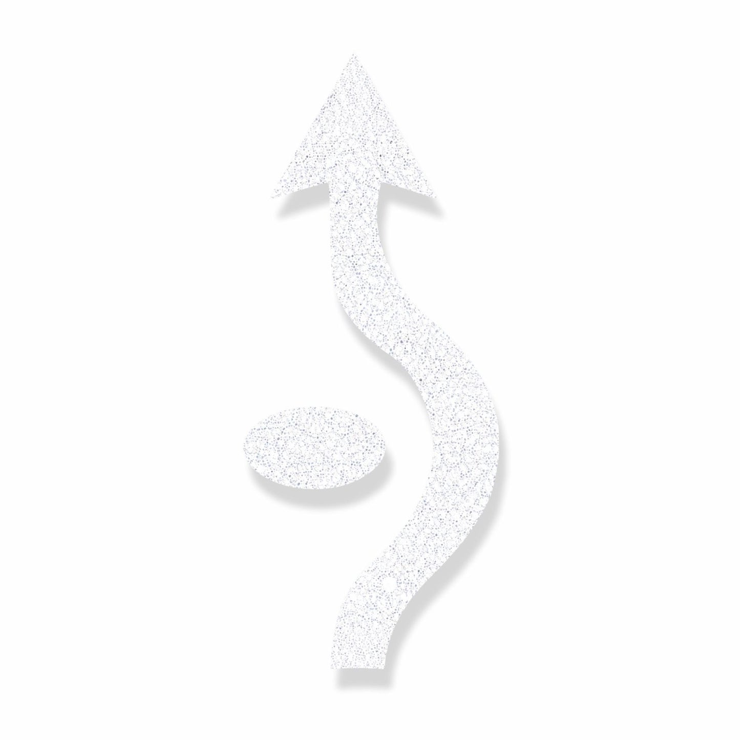 Preformed Thermoplastic 18'8" Roundabout Arrow (Thru, Circle)