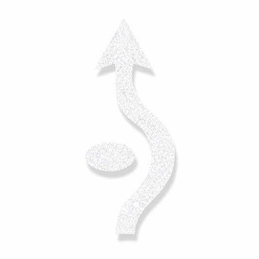 Preformed Thermoplastic 18'8" Roundabout Arrow (Thru, Circle)